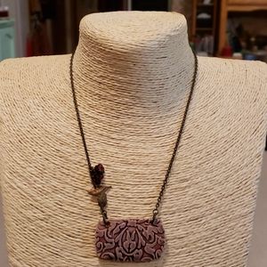 9" All Fired Up Canadian Statement Necklace